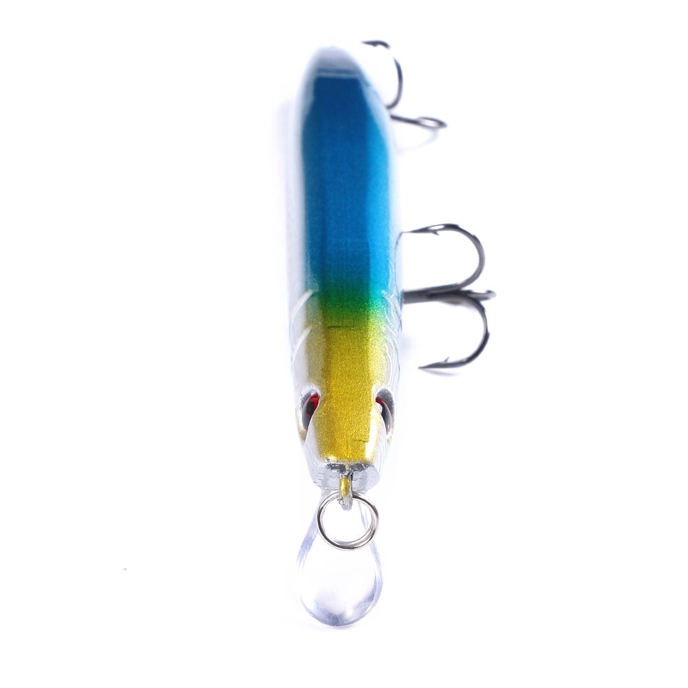 HENGJIA Minnow Fishing Lures Kit with Hooks for Saltwater Freshwater, Lure kit for Trout Bass Salmon Fishing,10PCS