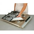 thumbnail image 1 of 2PCS Universal Stove Burner Covers Protector Sheets Oven Liner Reusable, 1 of 3