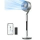 thumbnail image 1 of Ventilador de pedestal Dreo Smart para dormitorio, 6 modos y 10 velocidades, color plateado, 1 of 4
