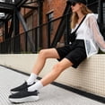 thumbnail image 6 of Men Women Slip On Running Shoes Unisex Adult Lightweight Breathable Flying Woven Mesh Walking Sneakers Non Slip Cushioned Casual Trainers for Daily Wear Outdoor Workout, 6 of 7