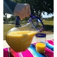 thumbnail image 3 of Dos Sueños Dos Suenos Mexican Hand Blown Glass Pitcher - Cobalt Blue Rim and Handle (84 oz), 3 of 4
