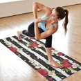 thumbnail image 6 of Pioneer Flower Floral Print Pattern Hot Yoga Mat Towel Non Slip for Hot Yoga - Quick-Drying Yoga Mat Cover with 4 Corner Pockets with Travel Bag - Hot Yoga Towel Non Slip 74"x26", 6 of 6