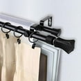 thumbnail image 4 of Rod Desyne Fort Double Curtain Rod, 48 by 84-Inch, Black, 4 of 4