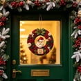 thumbnail image 2 of Christmas 3D Fabric Poke Wreath DIY Kit, Christmas Wreath DIY Kit for Adults Teens, Christmas Decorations (Santa), 2 of 5