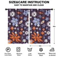 thumbnail image 2 of Blackout Kids Curtains,Darkpurple Daisy Flower Orange Petals Pattern Childrens Insulated Curtains Set Of 2,Bedroom Essentials,Toddler Room Decor 52"x84", 2 of 5