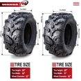 thumbnail image 4 of 99-00 Polaris 500 Ranger 6x6 Complete Set ATV tires (2) 25x10-12 & (4) 25x11-10, 4 of 7