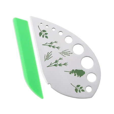 

2pcs 9 Holes Herb Stripper Stainless Steel Herb Pealer Kitchen Vegetable Leaf Stripping Tool