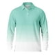 thumbnail image 5 of Blusa y camisa de manga larga con cuello vuelto para hombre, informal, a la moda, con estampado de rayas y botones, de poliéster., 5 of 7