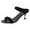 Black, variant on Anuirheih Women's Summer Elegant Fashion Single Button High Heel Sandals Sandals Women (Black)