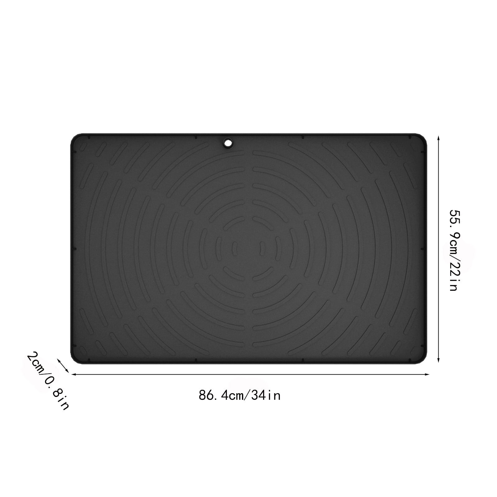 Kraoden Eco-Friendly Non-Slip Under Sink Mat for Bathroom and Kitchen Cabinets, Waterproof, Leak-Proof, Multi-Purpose Drip Tray, Easy Installation, Food-Grade Silica Gel