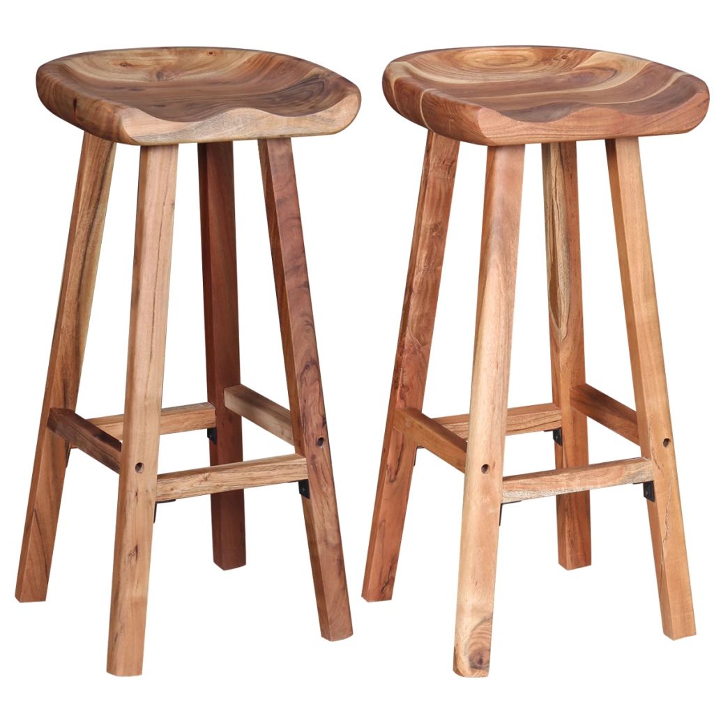 acacia counter stool