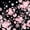 Pink White Black, variant on Erosebridal Glam Nocturnal Cherry Blossom Pattern Zipper Twin Comforter Sets with Fitted Sheet and 2 Pillowcases,Sparkle Star Print Zipper Bedding Set,Pink White Black,Pink Reversible