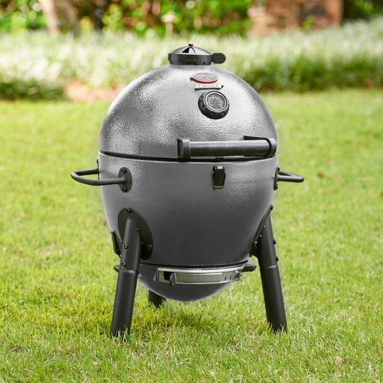 Big LANDMANN Kamado Ceramic BBQ Grill - Grey