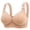 Beige, variant on 2PC T Shirt Bra No Wire Middle Age Elderly Thin Comfort Strapless Bra,Beige,38