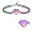 Backside Customize, variant on Stainless Steel Heart Locket Cuban Link Bracelet Funeral Urns Bracelets for Cremation Ashes