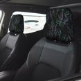thumbnail image 2 of Kdxio Lavender Flowers Pattern Print 2 Piece Car Head Rest Covers Set Auto Front/Rear Seats Headrest Cover Universal Fit Most Cars,Sedan, SUV, 2 of 9