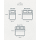 thumbnail image 5 of Colchón Queenl en Caja de Memory Foam 30 cm de grueso Sky Blue., 5 of 6
