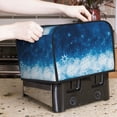 thumbnail image 7 of Picia Blue Glitter Sparkles Print 4 Slice Toaster Cover , Toaster Protector Dustproof Kitchen Appliance Cover, Kitchen Appliance Dustproof Protector, 7 of 7