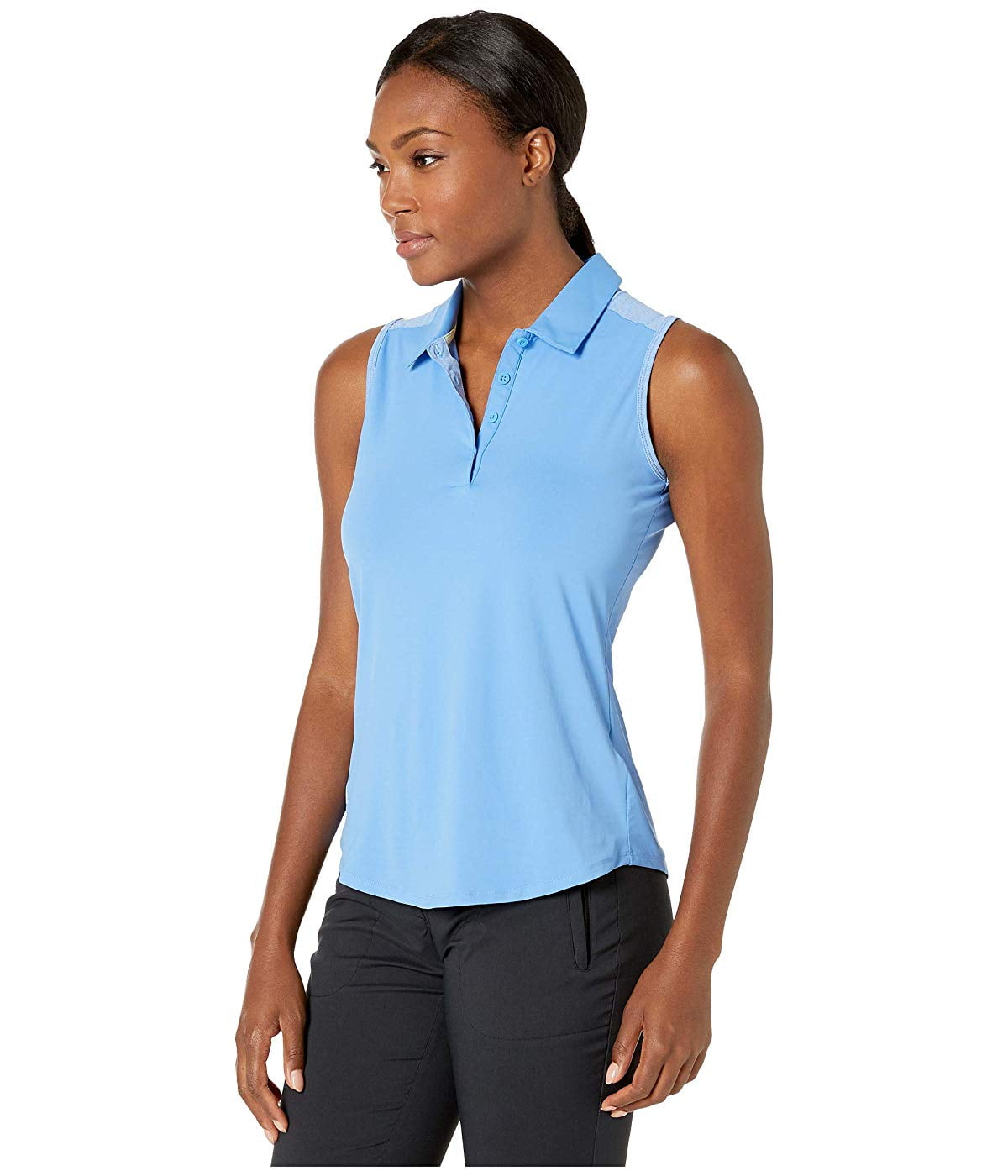 adidas sleeveless polo
