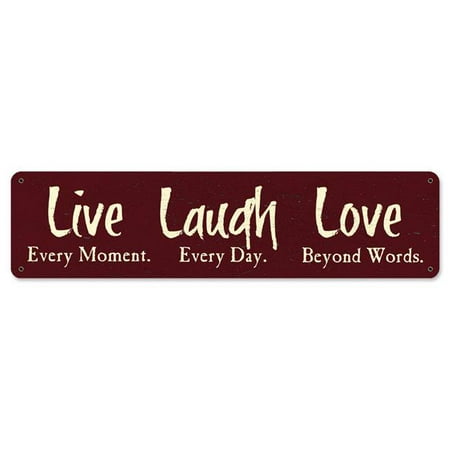 Live Laugh Love Metal Sign X 5 In Walmart Com Walmart Com