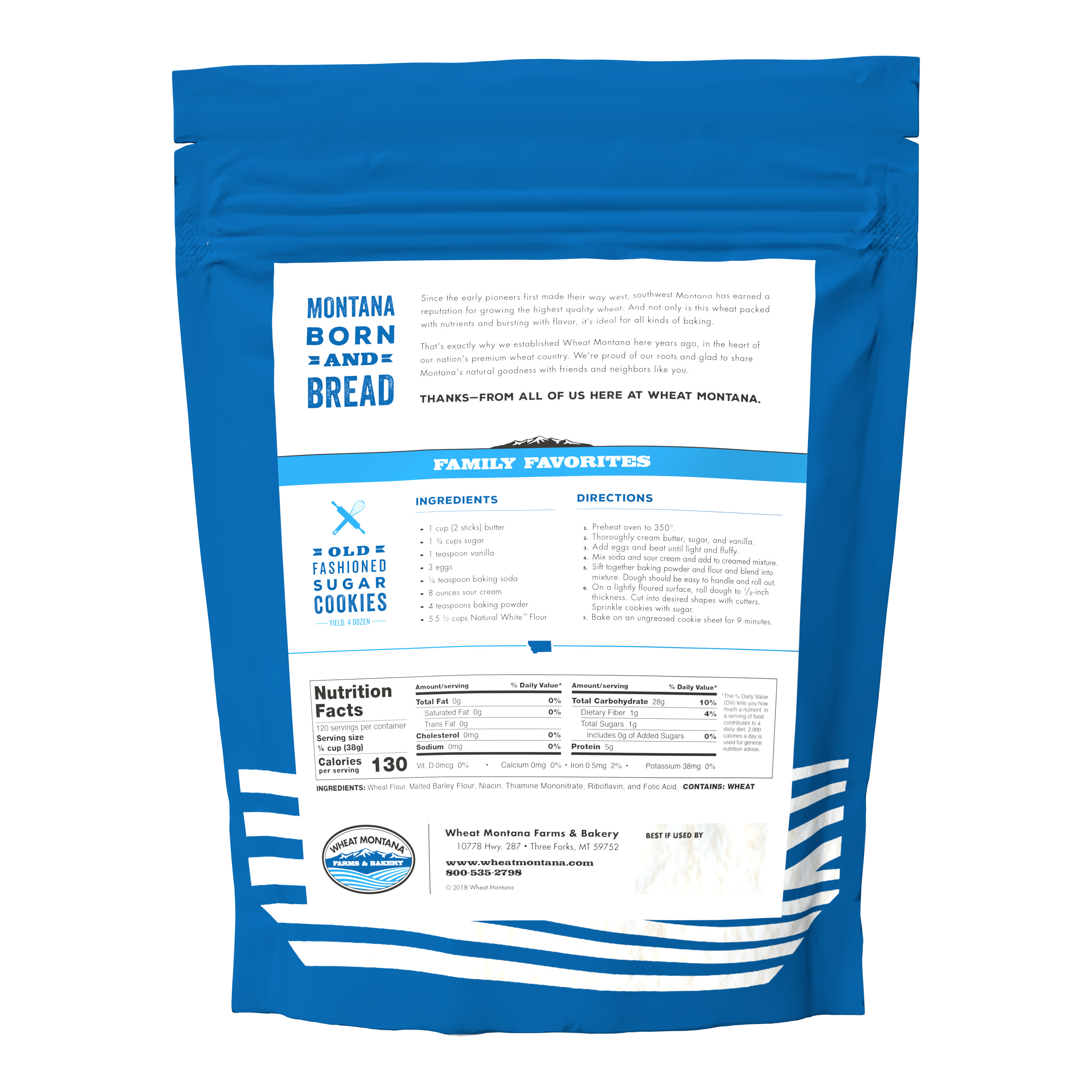 Wheat Montana Premium All-Purpose Flour, 160 oz - image 2 of 3