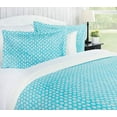 thumbnail image 2 of Chanasya Ultra Soft Abstract Print 3-Piece Bedding Duvet Cover Set Queen - Luxurious Brushed Microfiber Comforter Cover - Zipper Closure Reversible Print (1 Duvet Cover & 2 Pillowcases ) Aqua, 2 of 3