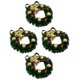 thumbnail image 2 of 4pcs Christmas Garlands Christmas Wreath Christmas Adornment Hanging Ornament, 2 of 2