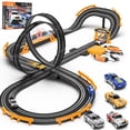 thumbnail image 1 of Set de pista de carreras Kmuxilal con 4 coches tragamonedas para niños de 6 a 12 años, 1 of 7