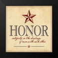 thumbnail image 2 of Marrott, Stephanie 20x20 Black Modern Framed Museum Art Print Titled - Honor, 2 of 5