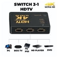 thumbnail image 3 of Switch conmutador Conecta 3 Equipos HDMI a Una pantalla HDMI Elegate CON90, 3 of 4