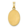 thumbnail image 4 of 14k Yellow Gold Polished and Satin St. Christopher Medal Hollow Pendant Charm, 4 of 4