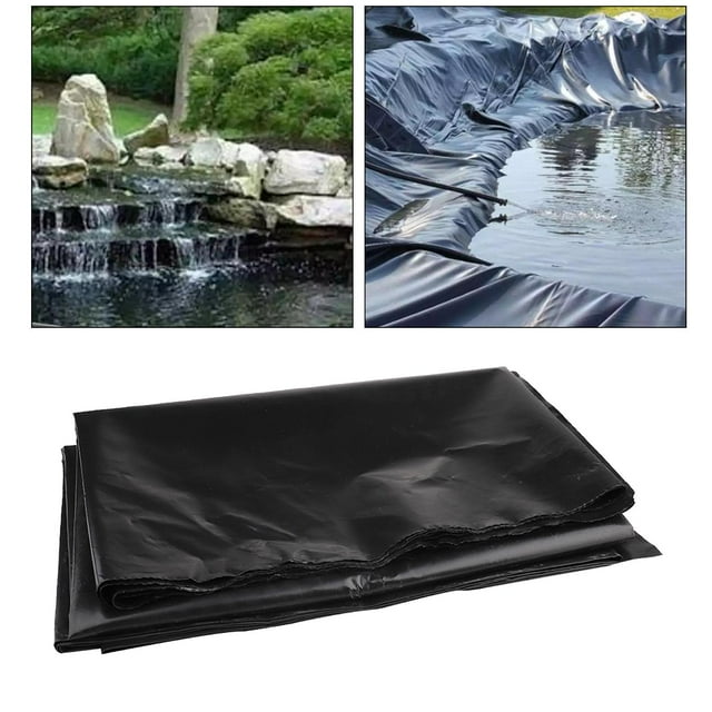 Revestimiento para estanque de peces de HDPE, para jardinería, estanque, piscina, película de aislamiento reforzada, tela de alta resistencia, resistente El 1.5x2M