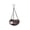 black, variant on Hanging Bird Feeder,Sturdy Chain Mount Structure Suspended Bird Water Feeder for Backyard Outdoor Garden Bird Hydration