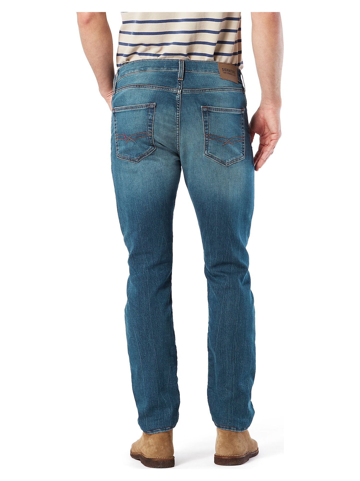 Levi Strauss Signature Men's Regular Taper Fit Jeans