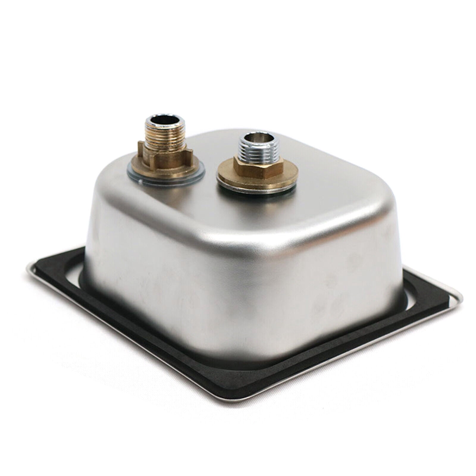 CNCEST 304 Stainless Steel Large Automatic Coffee Cup Rinser Glass Cleaner Bar Beer Pitcher Washer Set