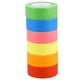 thumbnail image 1 of EeaseMX 6 cintas adhesivas de papel washi de 24 mm y 12 m de color sólido, para decorar álbumes (rosa, rojo, naranja, amarillo, azul y verde, 1 unidad por color)., 1 of 7