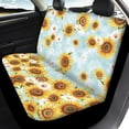 thumbnail image 4 of Uourmeti Sunflower Car Seat Covers Full Set Car Seat Covers Set, Anti-Slip Compatible with Trucks Most Sedans, 4 of 10