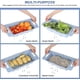 thumbnail image 4 of Collapsible Colander Kitchen Extendable Strainer Food Fruits Vegetables Noodle Pasta Drain Basket Space-saver Portable Drainer Over Sink, Blue, 4 of 5
