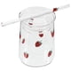 thumbnail image 3 of Glass Strawberry Water Cup with Lid and Straw Large Capacity Borosilicate Tumbler for Juice, Tea, and Coffee Multifunctional Drinking Cup for, 3 of 5