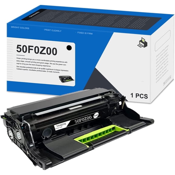 50F0Z00 Black Drum Unit - Onw 1-Pack50F0Z00 Black Drum Replacement for Lexmark 50F0Z00 MS310d MS310dn MS312dn MS315dn Printe, 50F0Z00 Drum