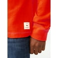 thumbnail image 3 of Free Assembly Men's Textured Duo Raglan Henley Shirt with Long Sleeves, 3 of 6