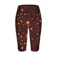 thumbnail image 4 of kaondbfi Leggings for Women Plus Size Knee Length No Pockets High Waisted Yoga Pants Soft Workout Tights, 4 of 5