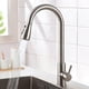 thumbnail image 4 of Kitchen tap with pull-out sprayer,360 rotatable Kitchen sink tap,Kitchen mixer tap made of brushed stainless steel, 4 of 5