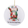 thumbnail image 2 of Xihbxyly Oferta Diaria 2024 Inicio Pegamento de Vidrio Personalizado Decoración Navideña Regalo Regalo Colgante, 2 of 7