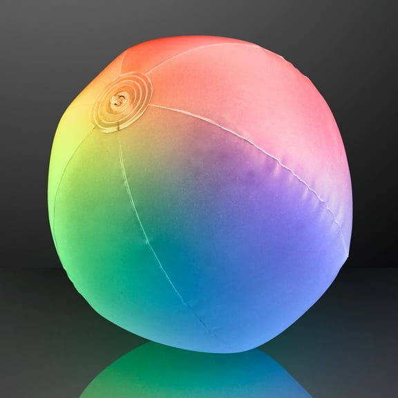 FlashingBlinkyLights Light Up Beach Ball with Color Changing LED Lights