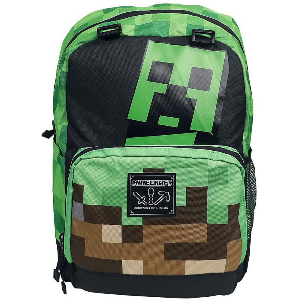 JINX Minecraft Creepy Things 17 Inch Backpack