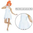 thumbnail image 5 of White Cavemen Cosplay Costume for Women Halloween Party Role Play Clothes, 5 of 5