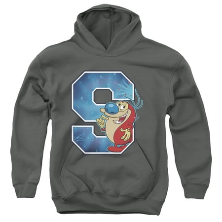 Ren And Stimpy S Is For Stimpy Unisex Youth Pull-Over Hoodie