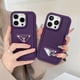 thumbnail image 3 of Funda De Silicona De Lujo 3D Prada Logo INS Coreano Deluxe Mate TPU Para iPhone 14Pro Max 11 13 12 Pro 14 Plus A Prueba De Golpes, 3 of 4
