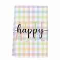 thumbnail image 2 of Easter Kitchen Towels Set of 1, Colorful Checkered Plaid Spring Gingham Textured Absorbent Dish Towels for Kitchen, Microfiber Hand Towel, Quick Drying Tea Towel for Cleaning Decorative Dishcloths, 2 of 7